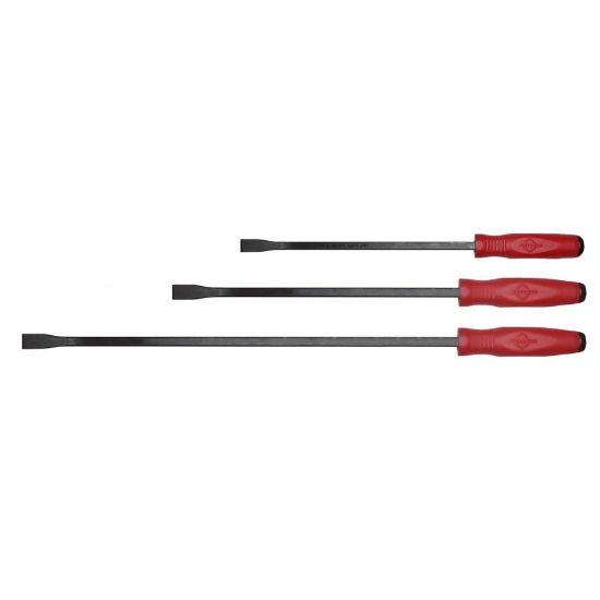 Picture of Mayhew™ Tools 3 Pc Curved Capped Pry Bar Set (13C  17C  24C) Part# - 31091