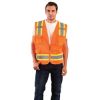 Picture of Occunomix Cl 2 Vest-Solid-2Tone-Zip-8 Poc-2X-O Part# - Eco-Atrans-O2X