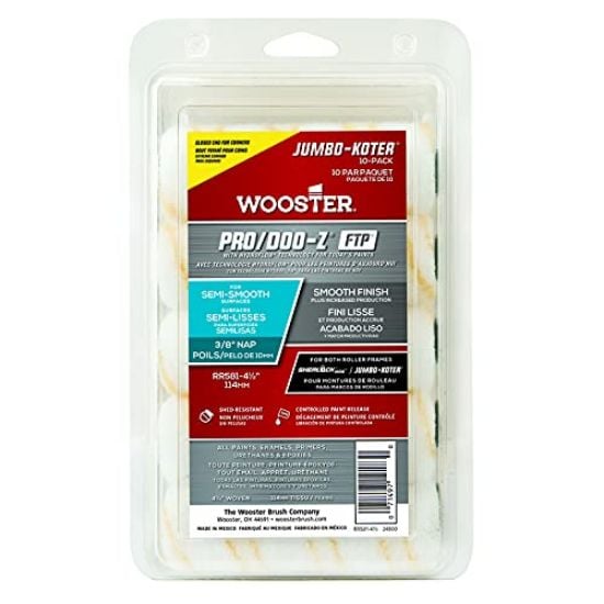 Picture of Wooster 4-1/2 Jumbo-Koter Pro/Doo-Z Ftp 3/8 10Pk Mini Part# - 0Rr5810044