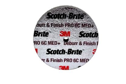 Picture of Scotch-Brite™ Sb Deburr/F"Ish Pro Un Wh 3 " X 1/2 " X 1/4 " 6 Part# - 7100053420