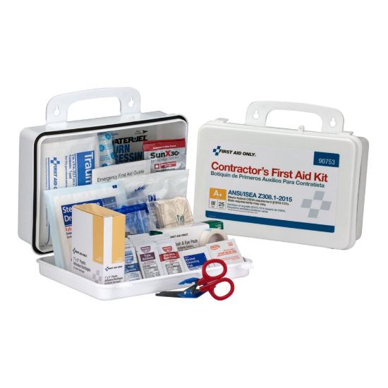 Picture of First Aid Only® 25 Person Cont Ansi A+ First Aid Kt  Plas Case Part# - 90753