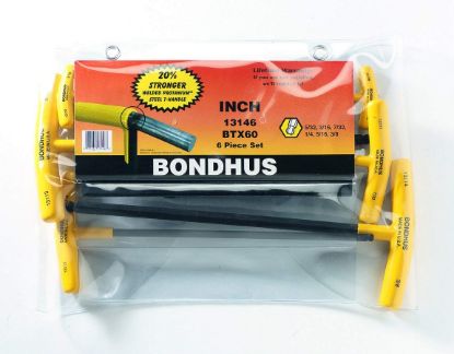 Picture of Bondhus® Btx 60 6Pc. T-Wrench Hexset Balldriver Part# - 13146