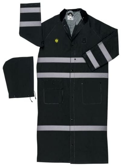 Picture of Mcr Safety 35Mm  Ltd Flammability Pvc/Polyester Coat Part# - Fr267Crm