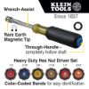 Picture of Klein Tools 6-Pc Heavy-Duty Nut Driver St/Wthrough-Handles Part# - 635-6