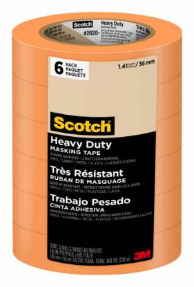 Picture of Scotch® Scotch Heavy Duty Masking Tape 6Rl/Pk Part# - 7100191062