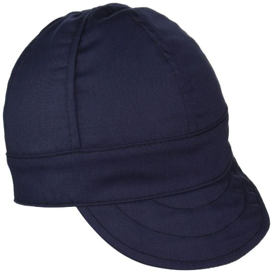 Picture of Lapco 6 Panel Fr Navy Weldingcap Part# - Lap-6Cfrnv-7-5/8