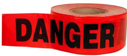 Picture of Presco Danger/Danger - Red 3"X1000' 2Mil Part# - Sb3102R21