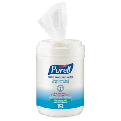 Picture of Purell® Purell Alcohol Formul Sanitiz Wipes Part# - 9031-06