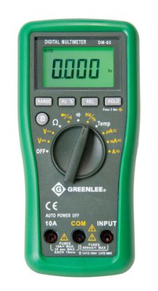 Picture of Greenlee® Dmm 1000V Ac/Dc 10A Captemp Part# - Dm-65