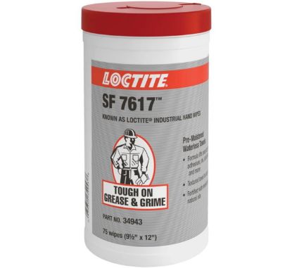 Picture of Loctite® Industral Hand Wipes 9.5" X12" Towel 75 Count Part# - 337637