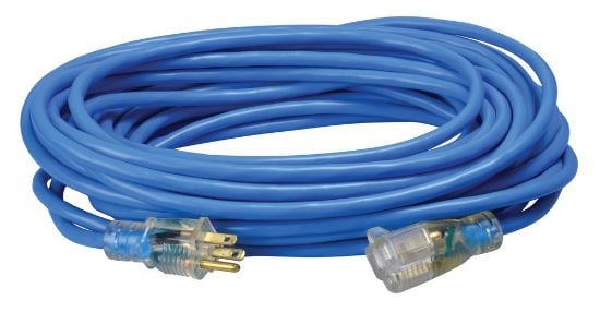 Picture of Southwire 50Ft 14/3 Extension Cordfluorescent Blue  Sjtw Part# - 2468Sw8806