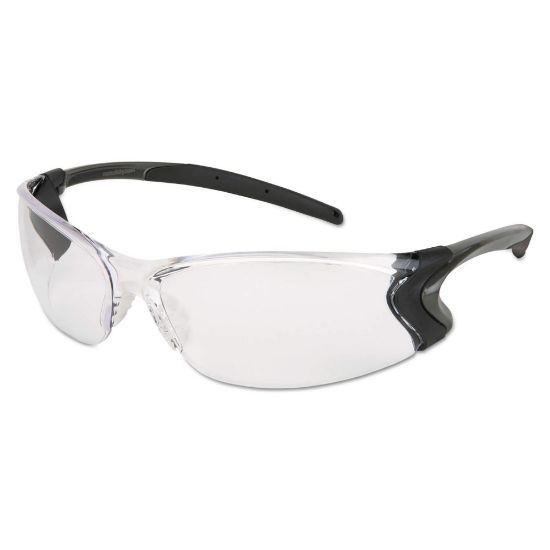 Picture of Mcr Safety Backdraft Gun Metal Color  Clear Max3 Lens Part# - Bd110P