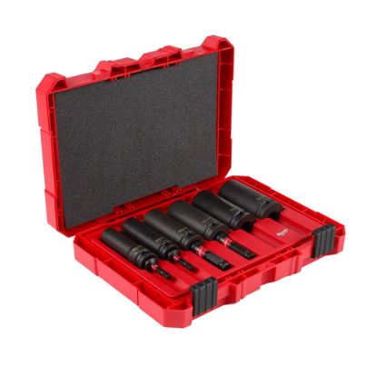 Picture of Milwaukee® Tool Shockwave Lineman'S 12Pt10 Pc. 2-In-1 Skt Set Part# - 49-66-5125