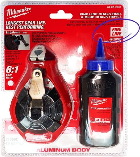 Picture of Milwaukee® Tool 100' Precision Line Kitw/ Blue Chalk Part# - 48-22-3992