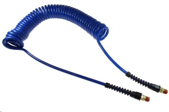 Picture of Coilhose Pneumatics 1/4"Id X 25' Blue Flexcoil W/2 1/4Mpt Part# - Pu1425Bb