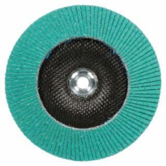 Picture of 3M™ Flap Disc 577F  T29 4 Inx 5/8 In 80 Yf-Weight Part# - 7010362523