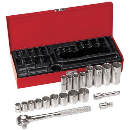 Picture of Klein Tools 3/8 In Dr Socket Set Part# - 65508