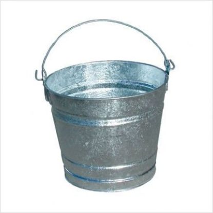 Picture of Magnolia Brush 2Qt Galvanized Mini Pail(Bar Code 70004) Part# - #4 Mini Pail