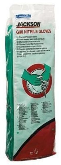 Picture of Kimberly-Clark Professional G80 Nitrile Chemical Resistant Gloves- 11 (Xxl) Part# - 94449