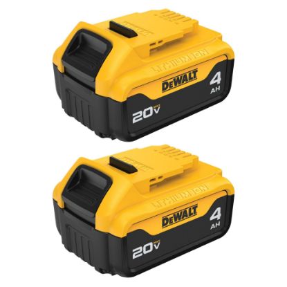 Picture of Dewalt® 20V Max 4.0 Ah Li-Ion Battery 2-Pk Part# - Dcb204-2