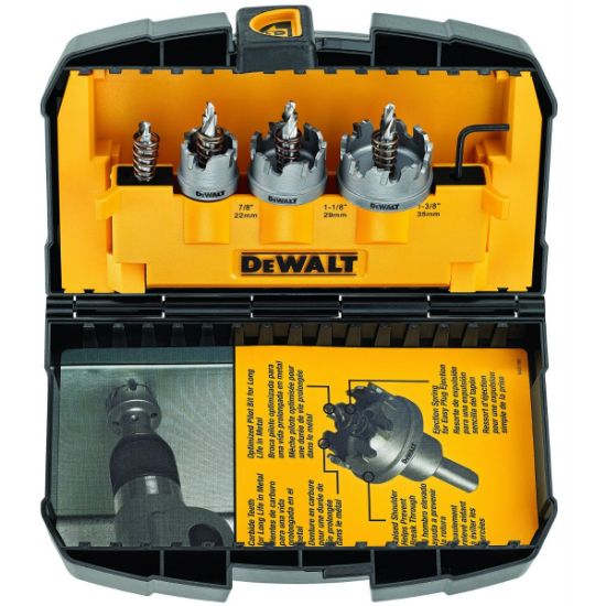 Picture of Dewalt® Shell3Pc Mtl Cut Carbideholesaw Set Part# - Dwacm1802