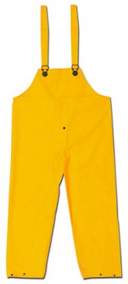 Picture of Mcr Safety Classic .35Mm Pvc/Poly Bib Overall W/Fly Yellow Part# - 200Bpm