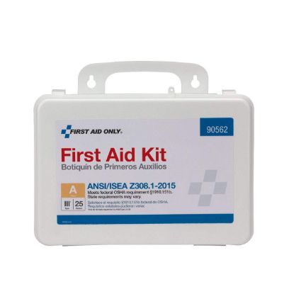 Picture of First Aid Only® 25 Person First Aid Kit Ansi A   Plastic Case Part# - 90562