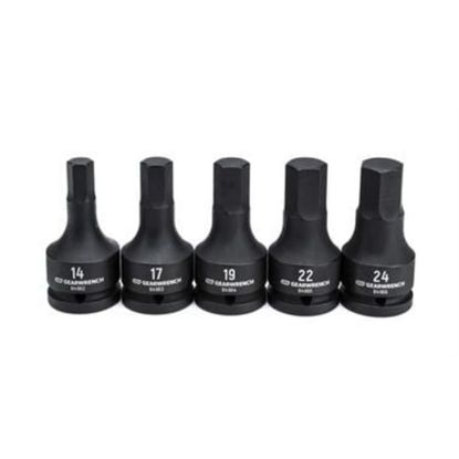 Picture of Gearwrench® Imp 3/4Dr Hex Bit Skt Set 5Pc Mm Part# - 84968-06