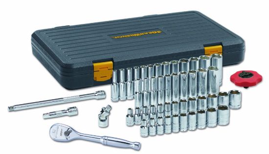 Picture of Gearwrench® Set Socket Std/Dp 1/4Dr6Pt 51Pc Sae/Met Part# - 80300P