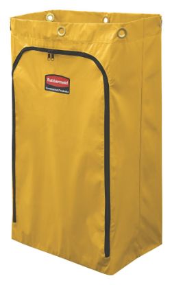 Picture of Rubbermaid Commercial 1966719  24 Gal Janitorial Cleaning Cart Bag Yel Part# - 1966719