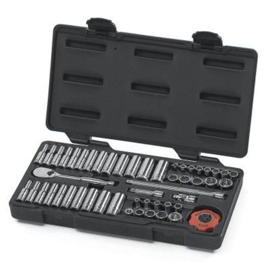 Picture of Gearwrench® Set Skt Std Dp Sae & Met1/4Dr 12Pt 51Pc Part# - 80301