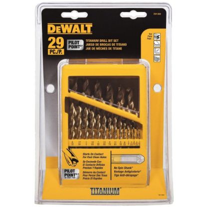 Picture of Dewalt® 29Pc Tinanium Pp Drill Bit Set Part# - Dw1369