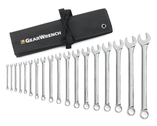 Picture of Gearwrench® Non Ratcheting Wrench Set Sae 18 Pc Part# - 81917