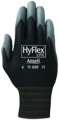 Picture of Hyflex® Hyflex 11-600 Blk Lt Wght Assemb Pu/Coat Sz 10 Part# - 103363