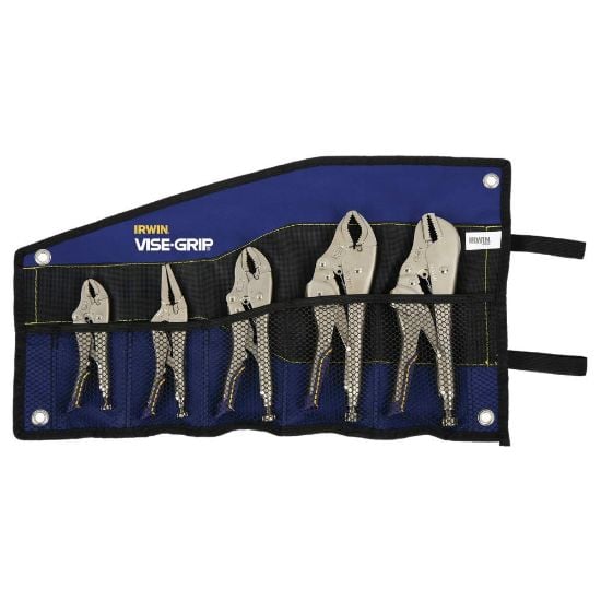 Picture of Irwin® Plier Lcking 5Pc Fast Release Kigbag Set Part# - Irht82593