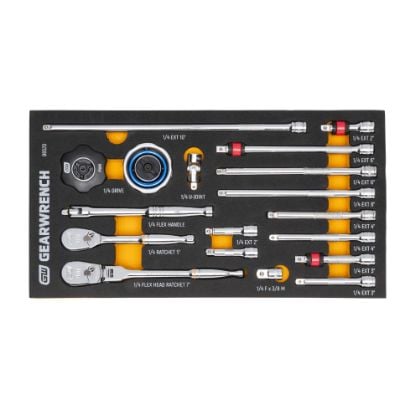 Picture of Gearwrench® Modset 90T 1/4 Drive Tool Set  18Pc Part# - 86520