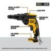 Picture of Dewalt® 20V Max Xr Versa-Clutchadjustable Torq Part# - Dcf622B