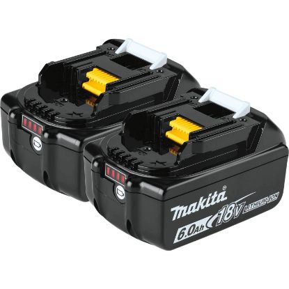 Picture of Makita® 18V Lxt Battery 6.0Ah Part# - Bl1860B-2