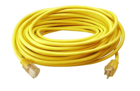 Picture of Southwire 50' Yellow Extension Cord W/Lighted End Part# - 2588Sw0002