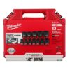 Picture of Milwaukee® Tool 12Pc Shockwave Imp Duty1/2" Dr Saestd 6Ptskt Part# - 49-66-7010