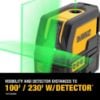 Picture of Dewalt® Cross Line Plumb Spots Laser - Green Part# - Dw0822Cg