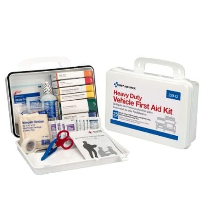 Picture of First Aid Only® 25 Person Vehicle Firstaid Kit  Plastic Case Part# - 220-O