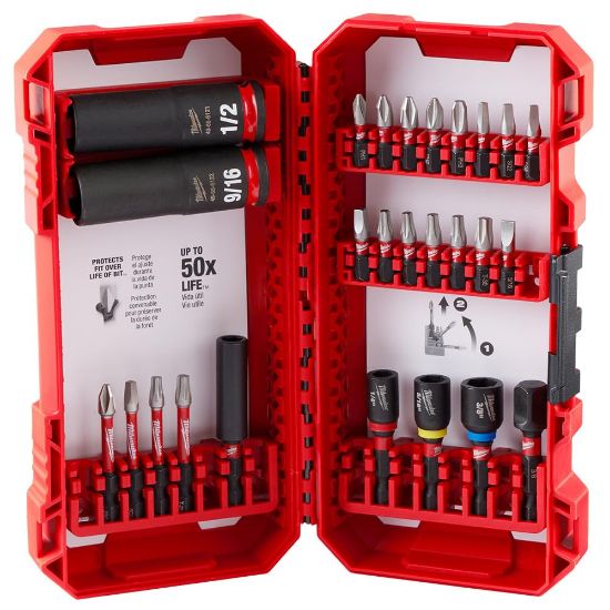 Picture of Milwaukee® Tool Shockwave  Imp Duty Dr And Fasten - 26Pc Part# - 48-32-4408