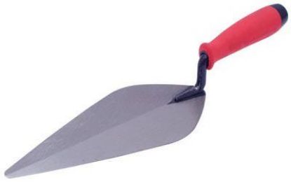 Picture of Marshalltown 11" Brick Trowel W/ Softgrip Handle Part# - Btsg11