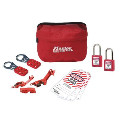 Picture of Master Lock® Electrical Loto Kit; Locks & Basic Assortment Part# - S1010E410Kabas