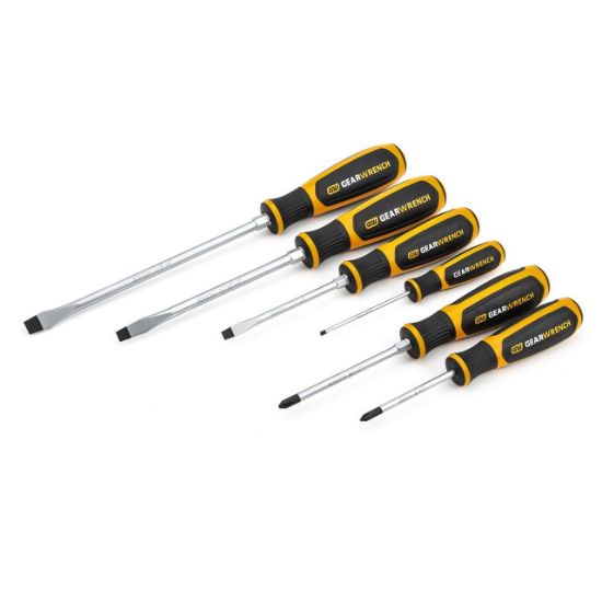 Picture of Gearwrench® Set Scrdr Dual Mat Phlpslt 6Pc Part# - 80050H