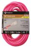 Picture of Southwire 12/3 50' Sjtw Extensioncord  Pink  Lighted End Part# - 2578Sw000A