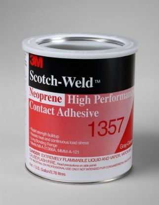 Picture of 3M™ Contact Adhesive 1357  Gray-Green  1 Gal Can Part# - 7000000803