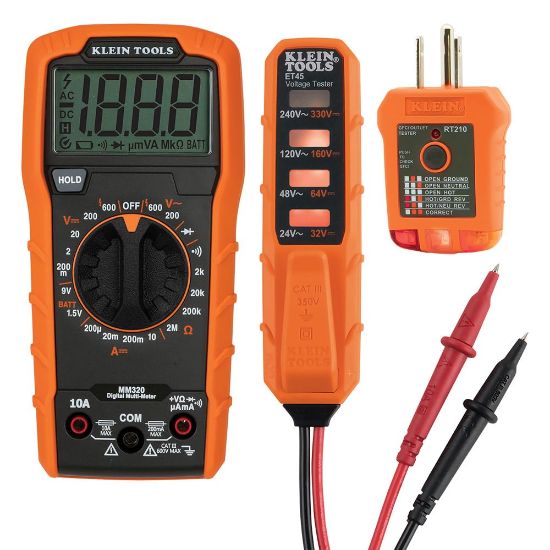 Picture of Klein Tools Electrical Test Kit Part# - Mm320Kit