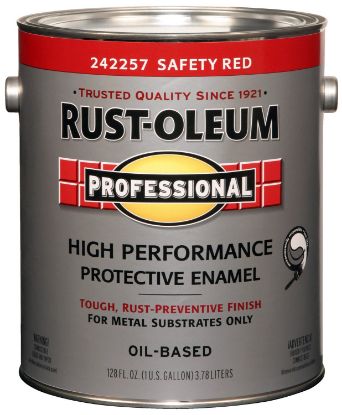 Picture of Rust-Oleum® Pro 1-Gl Safety Red 100Voc Part# - 242257